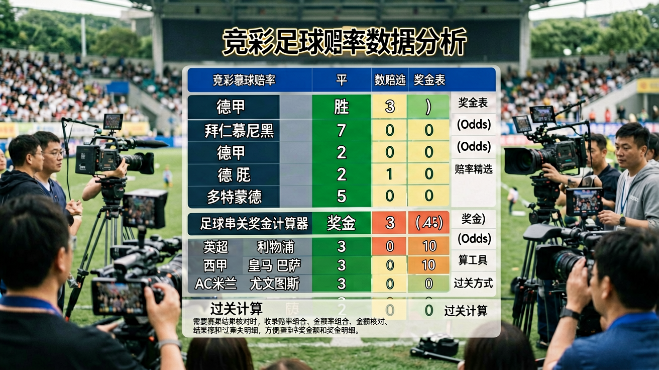 竞彩足球赔率数据分析图表